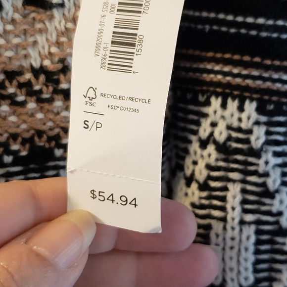 NWT OLD NAVY aztec pattern cardigan size S - Picture 8 of 12